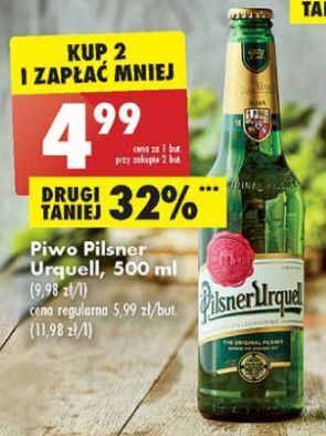 Biedronka Piwo pilsner urquell oferta