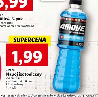 Lidl Napój multifruit 4move oferta