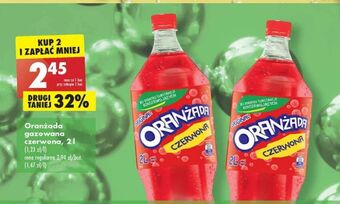 Biedronka Oranżada czerwona oferta