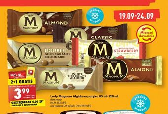 Biedronka Lód almond algida magnum oferta