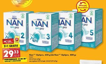 Biedronka Mleko 2 nestle nan optipro oferta