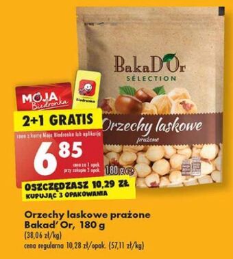 Biedronka Orzechy laskowe bakad'or oferta