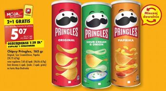 Biedronka Chipsy papryka pringles oferta