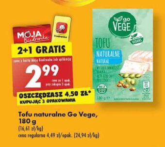 Biedronka Tofu naturalne govege oferta