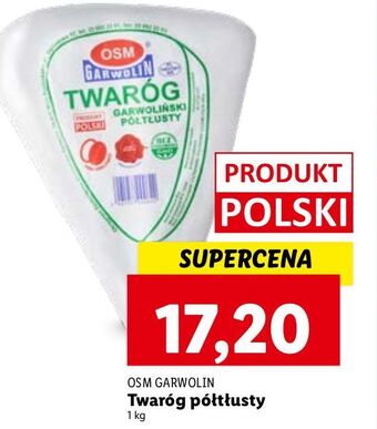 Lidl Twaróg półtłusty osm garwolin oferta