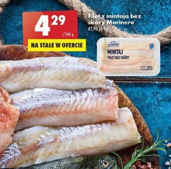 Biedronka Mintaj filet bez skóry marinero oferta