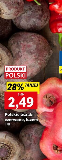 Lidl Buraki czerwone oferta