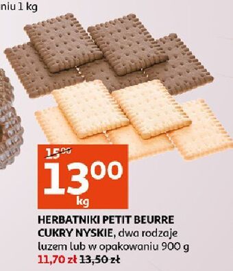 Auchan Herbatniki petit beurre cukry nyskie oferta