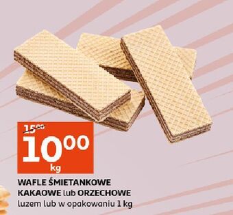 Auchan Wafle śmietankowe oferta