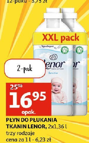 Auchan Płyn do płukania sensitive lenor oferta