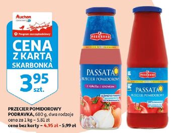 Auchan Przecier pomidorowy podravka oferta