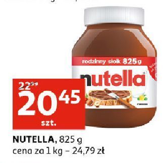 Auchan Krem czekoladowo-orzechowy nutella oferta