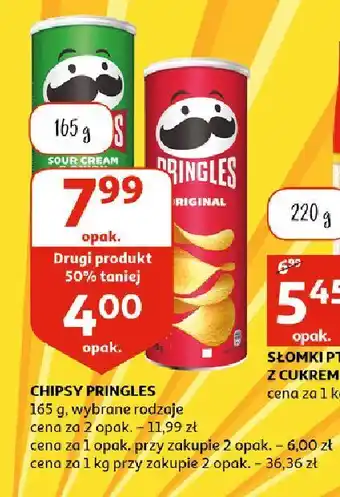 Auchan Chipsy original pringles oferta