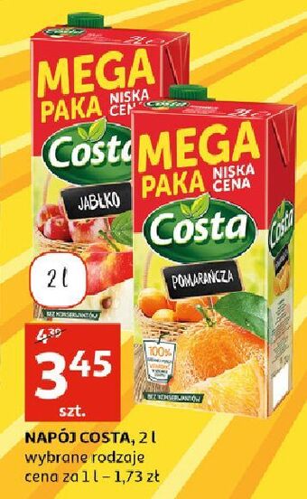 Napój jabłko costa