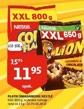 Auchan Płatki śniadaniowe lion oferta