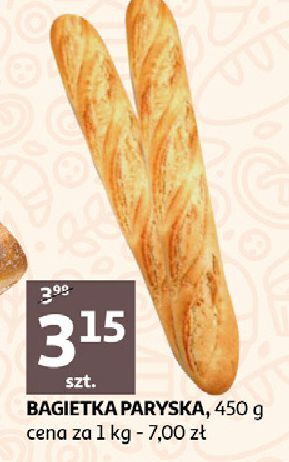 Auchan Bagietka paryska oferta