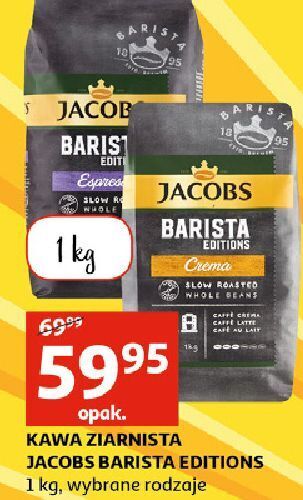 Auchan Kawa jacobs barista editions crema italiano oferta