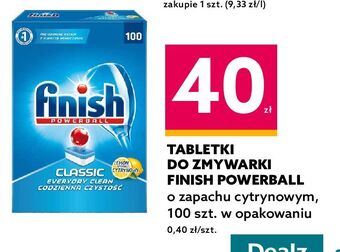 Dealz Tabletki do zmywarek lemon finish classic oferta