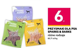Dealz Przysmak dla psa paski kurczak sparks & barks oferta