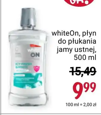 Rossmann Płyn do płukania jamy ustnej whiteon oferta