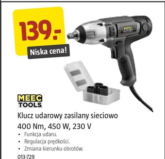 Jula Klucz udarowy meec tools oferta