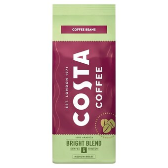 Społem Costa coffee bright blend medium roast kawa ziarnista palona 200 g oferta