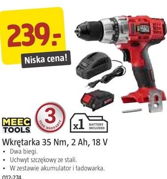 Jula Wkrętarka meec tools oferta