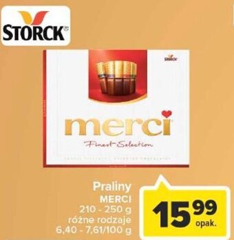 Carrefour Storck Merci Praliny 210 - 250 g oferta