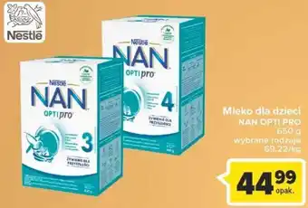 Carrefour Nestle Mleko dla dzieci Nan Opti Pro 650 g oferta