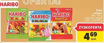 Carrefour Haribo Żelki 160 -175 g oferta