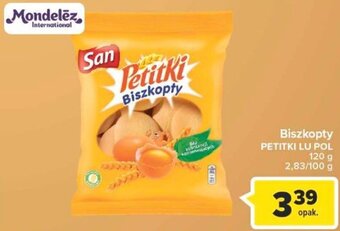 Carrefour San Petitki Biszkopty 120 g oferta