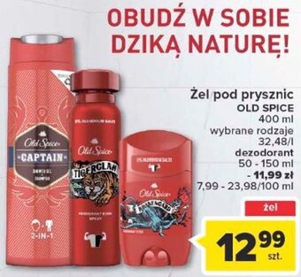 Carrefour Old Spice Żel pod prysznic 400 ml oferta