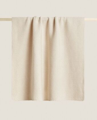 ZARA HOME Dzianinowy dziecięcy koc oferta