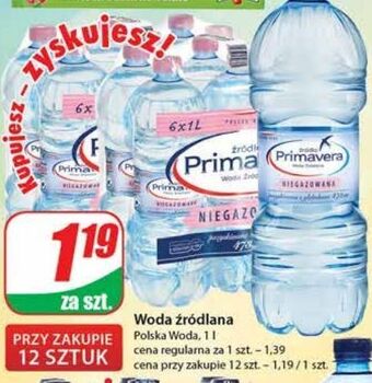 Woda niegazowana primavera