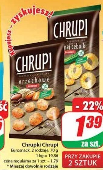 Dino Chrupki o smaku zielonej cebulki chrupi oferta