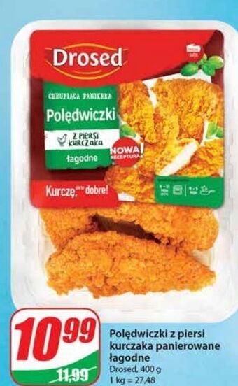 Dino Polędwiczki z piersi kurczaka łagodne drosed oferta