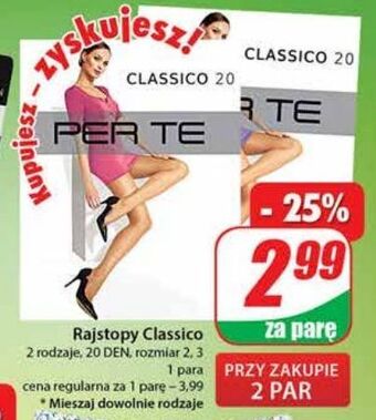 Dino Rajstopy damskie classico per te oferta