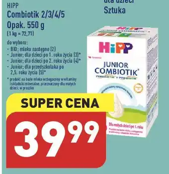 ALDI Mleko 2 hipp combiotik oferta