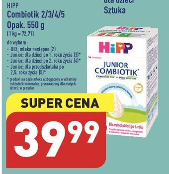 ALDI Mleko 3 hipp junior combiotik oferta