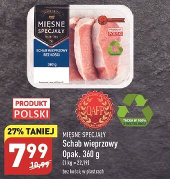 ALDI Schab wieprzowy bez kości mięsne specjały zawsze świeże (aldi) oferta