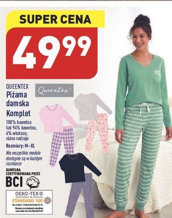 ALDI Piżama damska rozm. m-xl queentex oferta