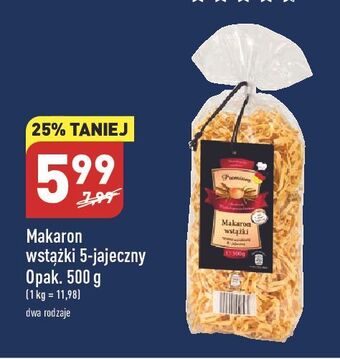 ALDI Makaron wstążki 5-jajeczny oferta