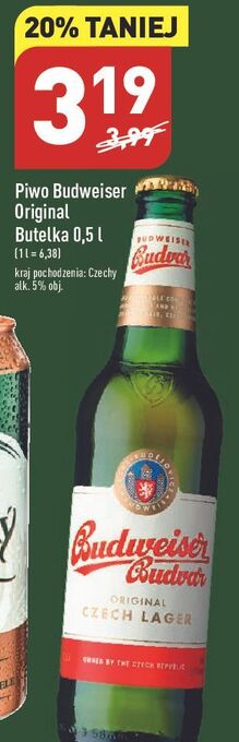 ALDI Piwo b: original budweiser budvar oferta