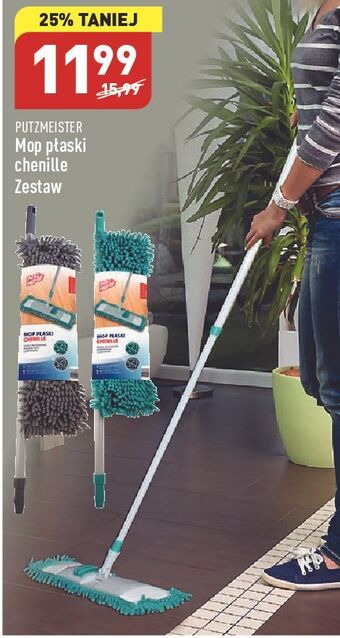 ALDI Mop płaski z mikrofibry putzmeister oferta