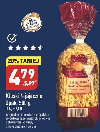 ALDI Kluski lane 4-jajeczne schatzle oferta