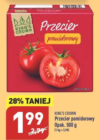 ALDI Przecier pomidorowy king's crown (aldi) oferta