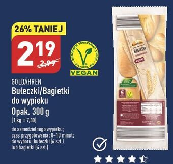 ALDI Bułeczki do wypieku goldahren oferta