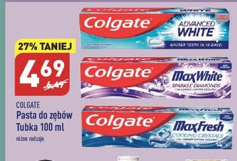 ALDI Pasta do zębów cooling crystals colgate max fresh oferta