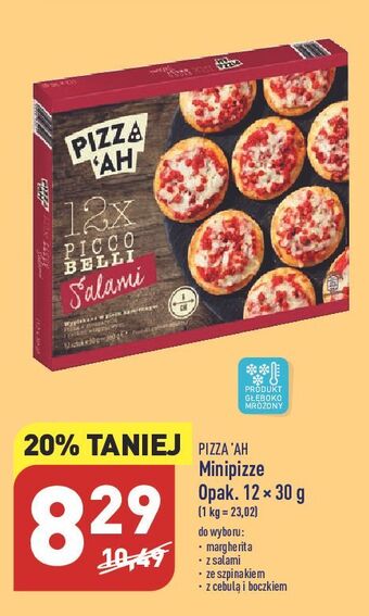 ALDI Mini pizza z cebulą i boczkiem pizza'ah oferta