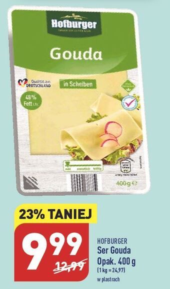 ALDI Ser gouda hofburger oferta
